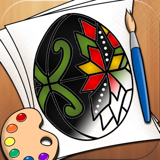 Coloring Pages for Kids Easter Eggs Full