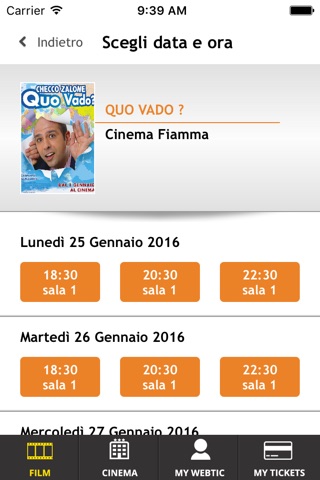 Webtic Stasera al Cinema screenshot 3