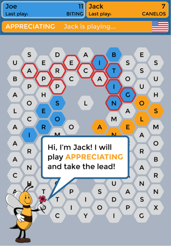 Wordy Bee - Find Words,Claim Tiles,Play Friends screenshot 2