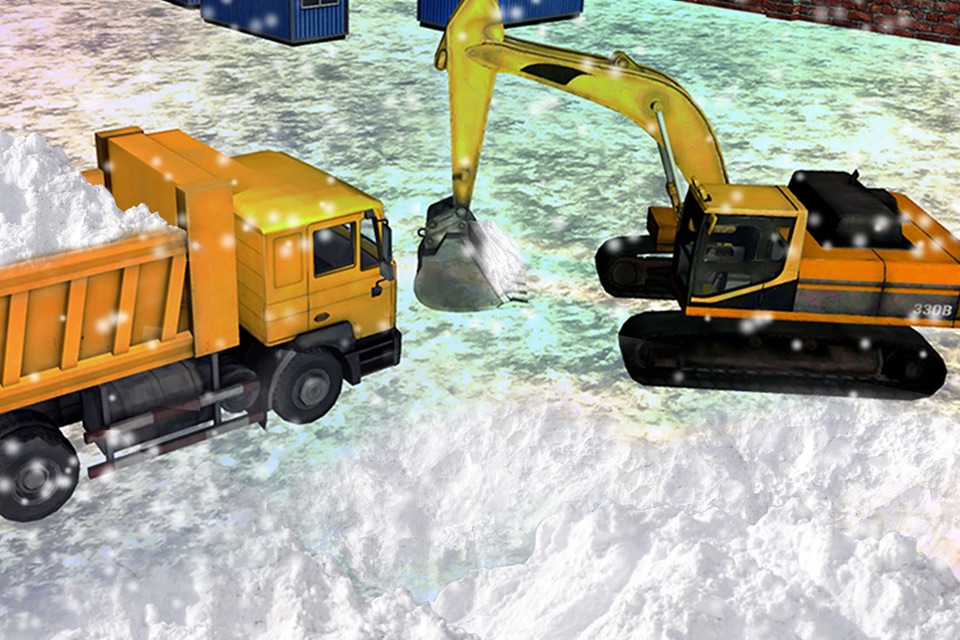 Snow Plow Truck Driver 3d simulator game screenshot 4