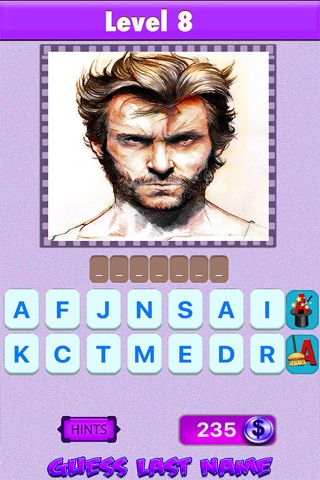 Top Celebrity Quiz Photo Trivia -guess famous tv & movie pop star icons last name screenshot 2