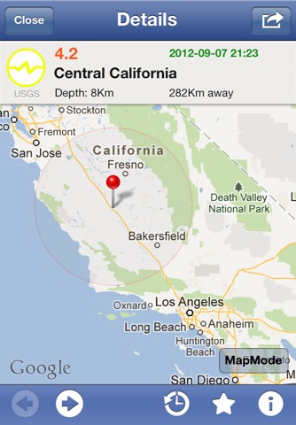 Earthquakes Pro screenshot 2