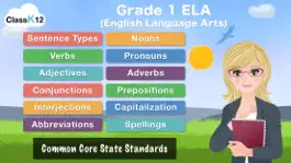 Game screenshot First Grade Grammar by ClassK12 - A fun way to learn English Language Arts [Lite] mod apk