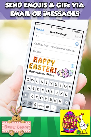 Happy Easter Emojis & GIFs screenshot 2