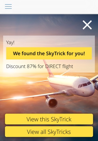 SkyTrick - life hacks of artickets searching screenshot 3