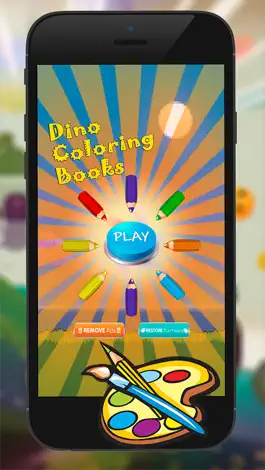 Game screenshot Dinosaur Coloring Book -  Dino Drawing For Good Kid Games mod apk