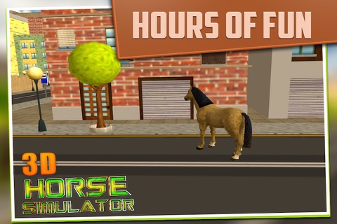 3D Horse Simulator Free: Extreme Forest Horse Run Sim Game screenshot 3