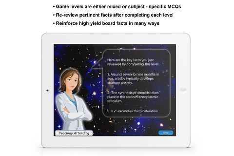 USMLE Step 1 & COMLEX Level 1 Game: Rapid Review of High Yield Test Questions  (SCRUB WARS) LITE screenshot 2