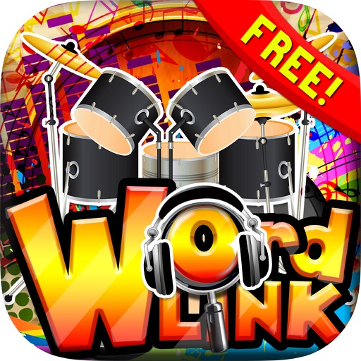 Words Link : Singing and Songs Music Search Puzzles Game Free with Friends icon