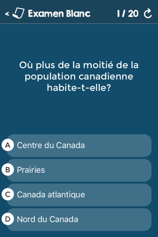 Citoyenneté Canadienne: Test screenshot 3