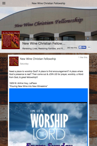New Wine Christian Fellowship screenshot 2