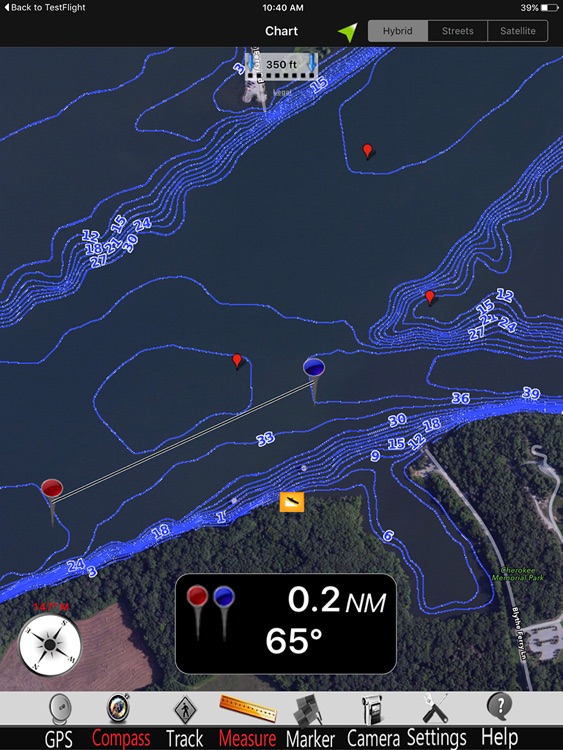 Chickamauga GPS Charts Pro
