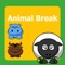 Animal break game for kids, Fun puzzle game for children to play together, have fun