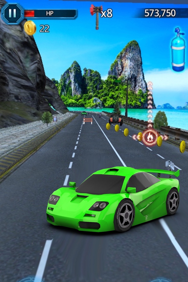 Street Racer vs Jet Bike - 3D Xtreme Road Traffic Race Free Game screenshot 2