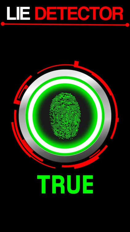 Lie Detector Fingerprint Touch Scanner - Truth or Lying Test HD +