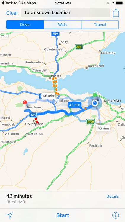 Edinburgh Cycling Map screenshot-3