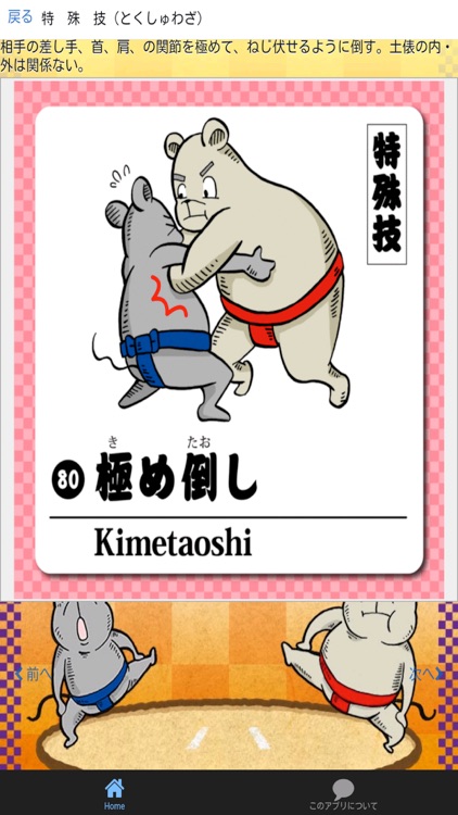 相撲SUMOU決まり手82手 大入り