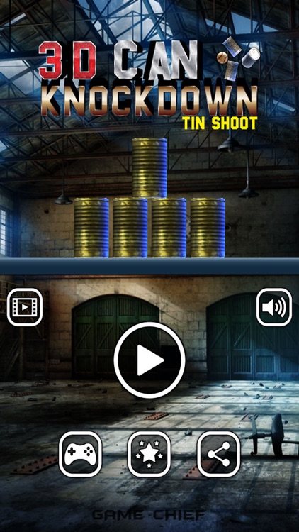 3D Can Knockdown: Tin Shooter