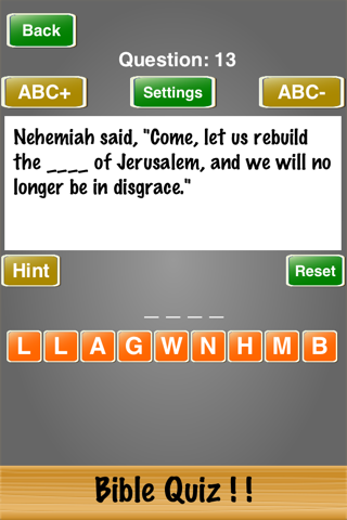 Bible Quiz ! ! - náhled