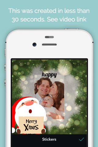 Santa Cards : FREE Christmas greeting cards maker screenshot 3
