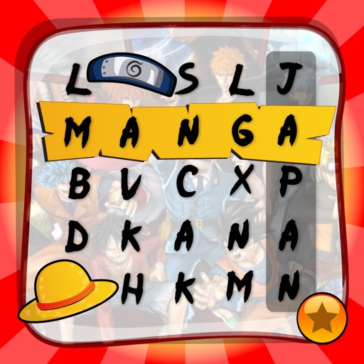 Word Finder Manga “ Japanese Top Hit Cartoon Edition ” icon