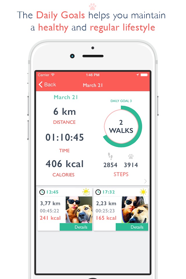 Dog Walking - Training with your Dog (GPS, Walking, Jogging, Running) screenshot 2