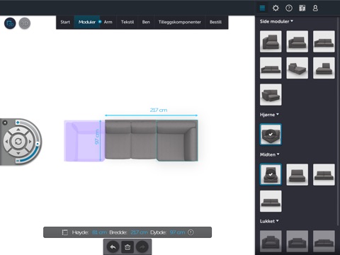 Nordic Sofa Builder screenshot 3