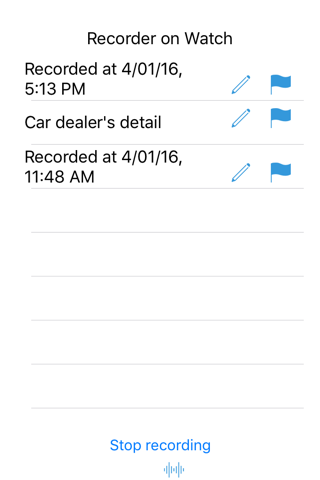 Recorder on Watch screenshot 2