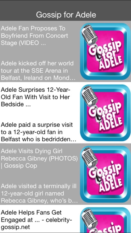 Gossip for Adele