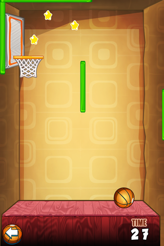 Basketball Hoops: Thumb Tosses Ball Game screenshot 2