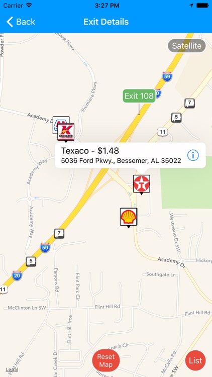 iExit Gas: Cheapest Gas Prices By Interstate Exit screenshot-4