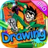 Drawing Desk Teen Titans : Draw and Paint Coloring Books Edition Pro
