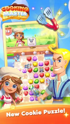 Game screenshot Cookie Chef - 3 match puzzle crush mania game mod apk