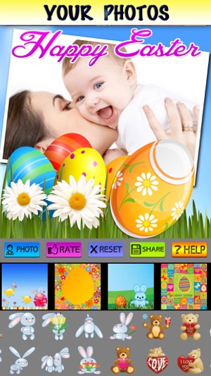 Happy Easter Photo Frames and Stickers(圖4)-速報App