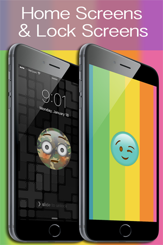 Emoji Wallpaper Builder! FREE - Backgrounds, Themes, & Wallpaper Creator screenshot 2