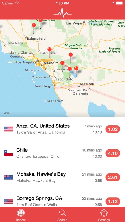 My Earthquake Alerts - US & Worldwide Earthquakes