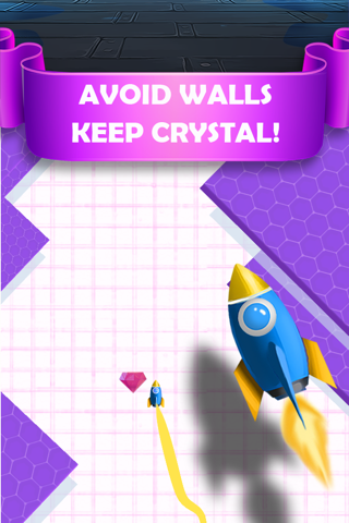 ZigZag Rocket - Dash Rocket on Cloud Path! screenshot 2