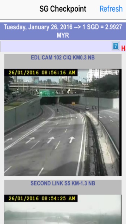 Singapore Checkpoint Traffic screenshot-4