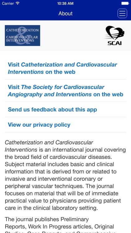 Catheterization and Cardiovascular Interventions screenshot-3