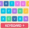 Keyboard Themes Plus offers you a wide selections of colourful and stylish keyboards