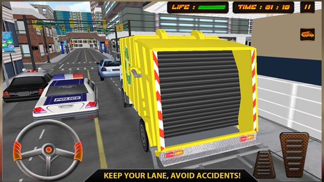 Modern City Garbage Dump Truck Driver 3D Simulator(圖1)-速報App