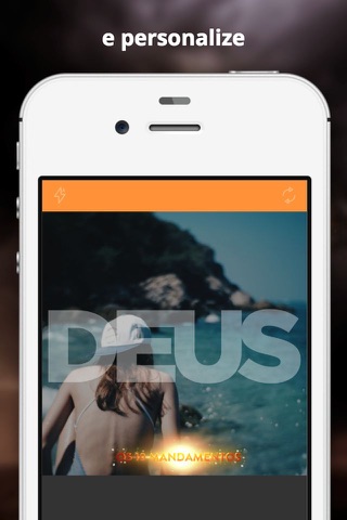 Personalize suas fotos com cartões e filtros com lindas palavras de Deus e Jesus screenshot 3