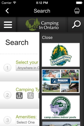 campinginontario screenshot 4