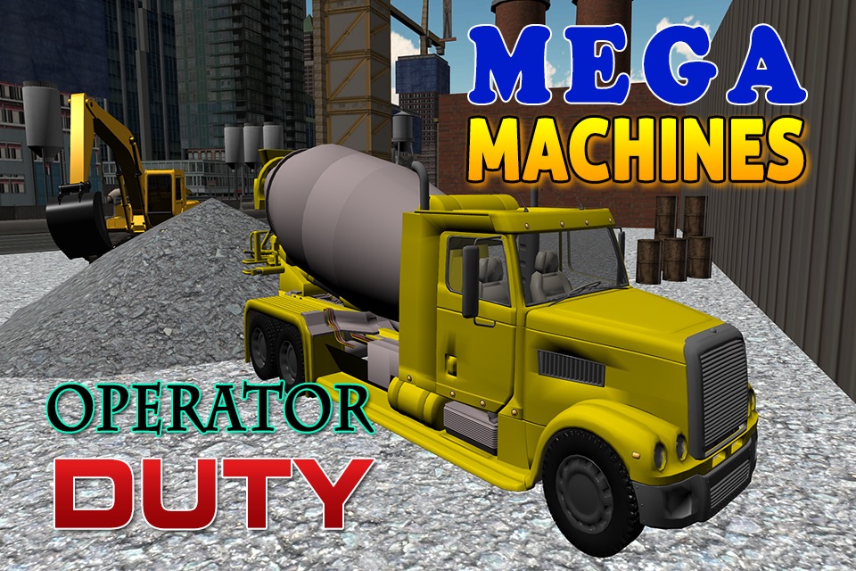 Concrete Excavator Simulator – Operate crane & drive truck in this simulation game screenshot 4