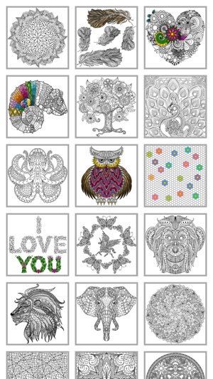 Mindfulness coloring - Anti-stress art therapy for adults (B(圖2)-速報App