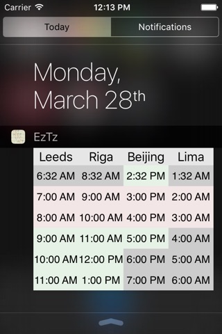 EzTz : Making Time Zones Easy! screenshot 2