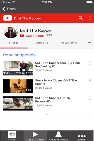 DMT The Rapper Mobile App screenshot 4
