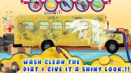 Game screenshot Kids School Bus Washing spa games apk