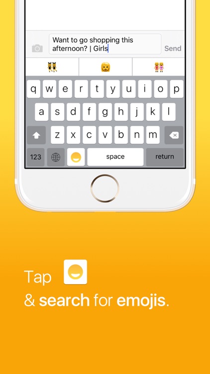 Dscribe Keyboard - type to search emojis