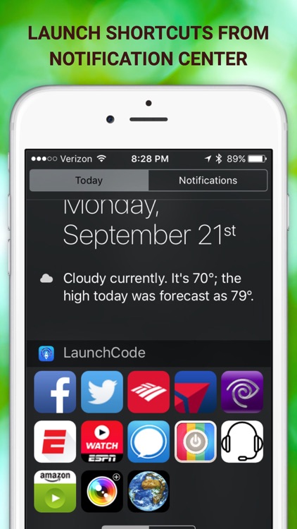LaunchCode Shortcut with Notification Center & 3D Touch - FREE